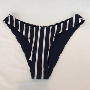 Roxy High-Leg Classic Bikini Bottoms Navy Medium